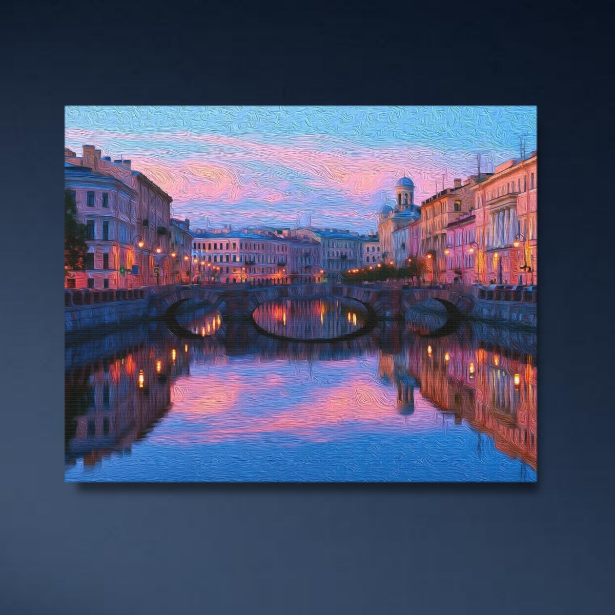 Moyka River Canal Bridge — Saint Petersburg, Russia Study No. 4