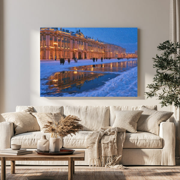 St. Petersburg, Russia | Palace Square Winter Palace | Original Series Gallery Canvas