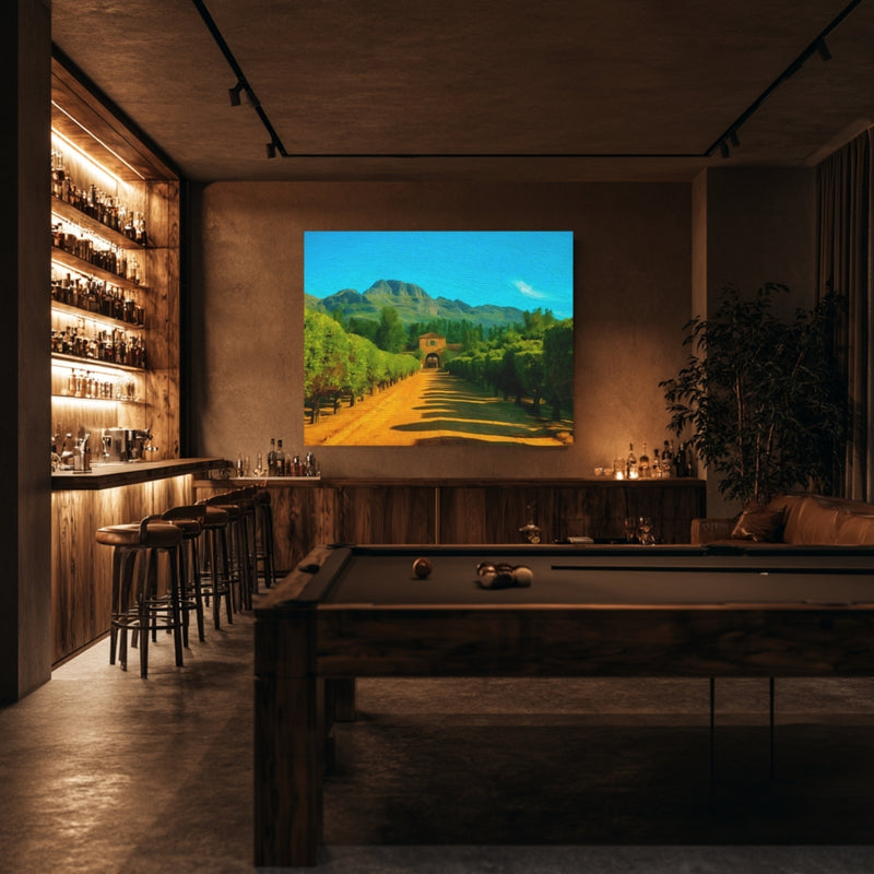 Cape Dutch Wine Estate Drive — Stellenbosch, South Africa, view 7