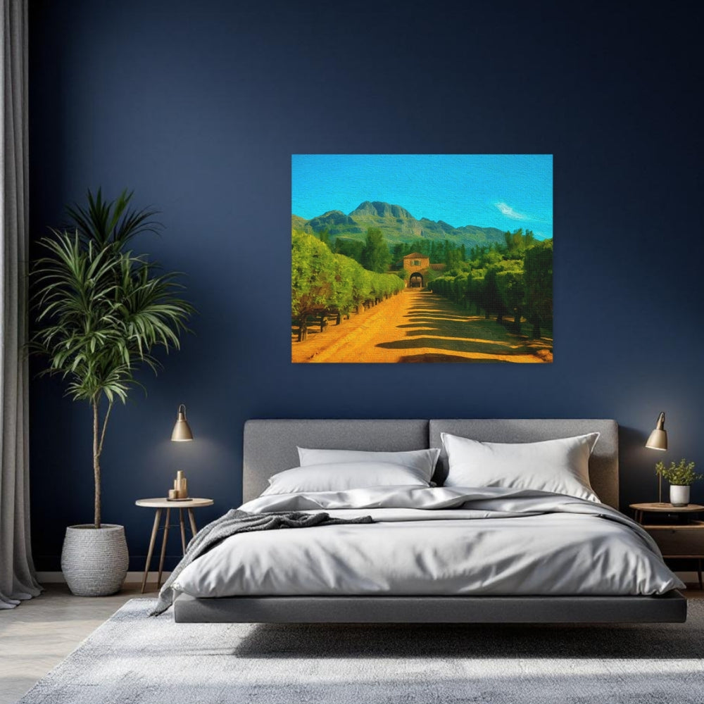 Stellenbosch, South Africa | Stellenbosch Vineyard Estate | Original Series Gallery Canvas detail