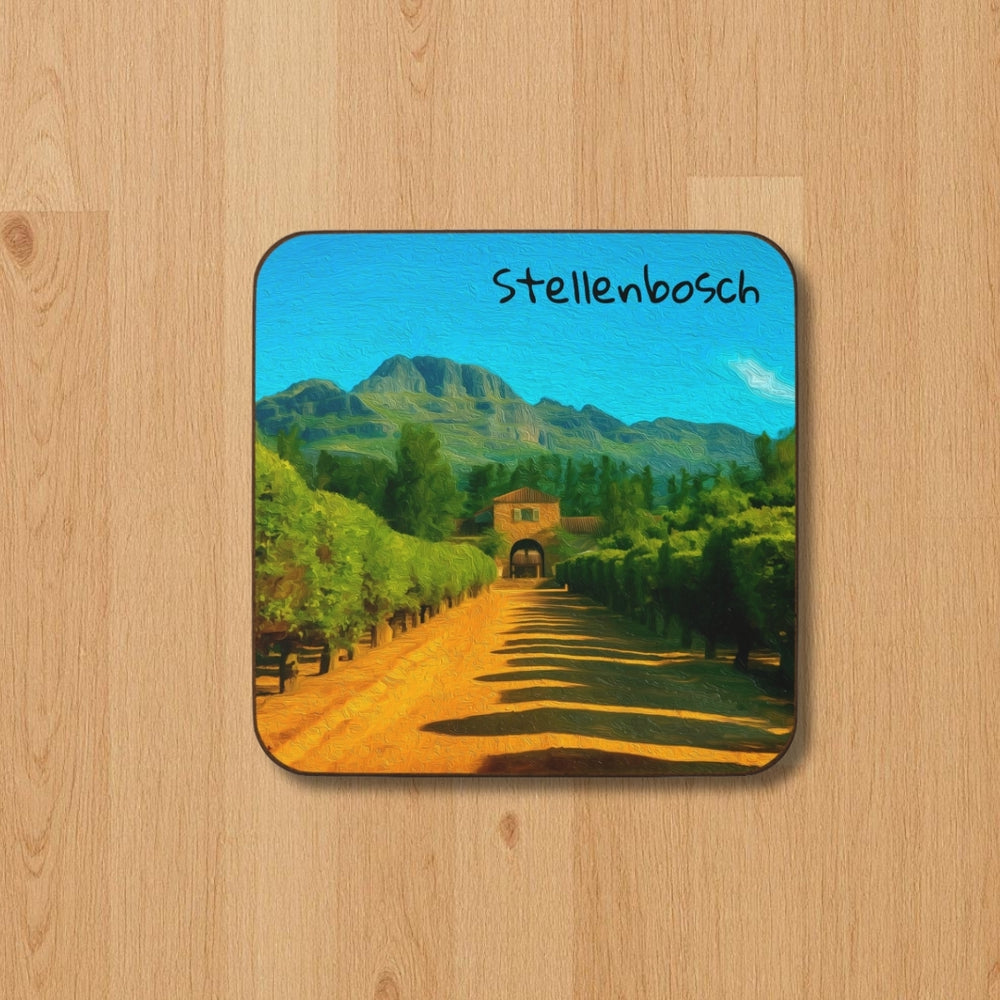 Stellenbosch, South Africa | Stellenbosch Vineyard Estate | Original Series Hardboard Coaster