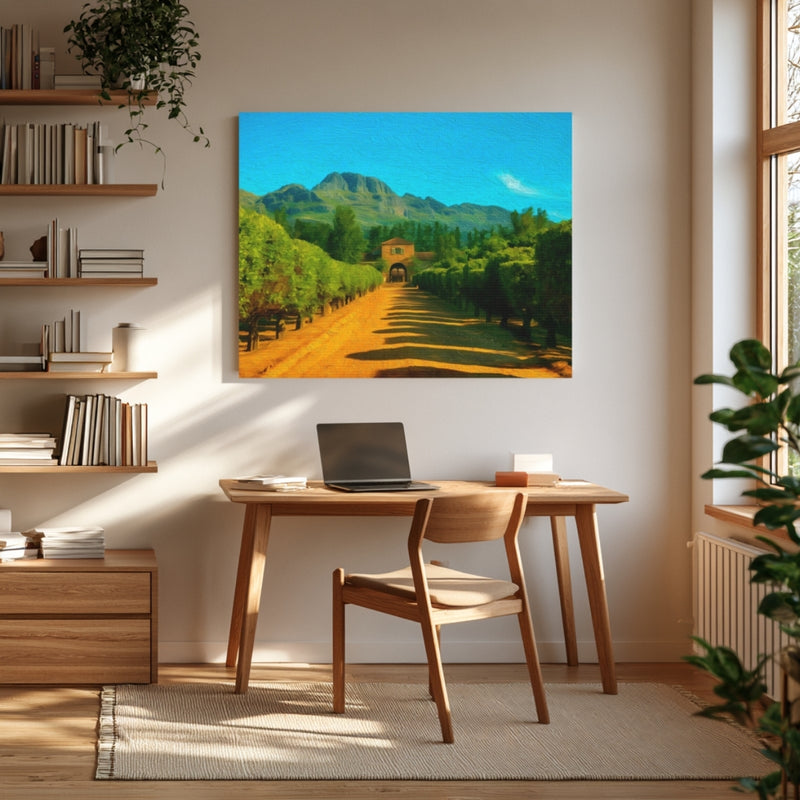 Cape Dutch Wine Estate Drive — Stellenbosch, South Africa, view 4