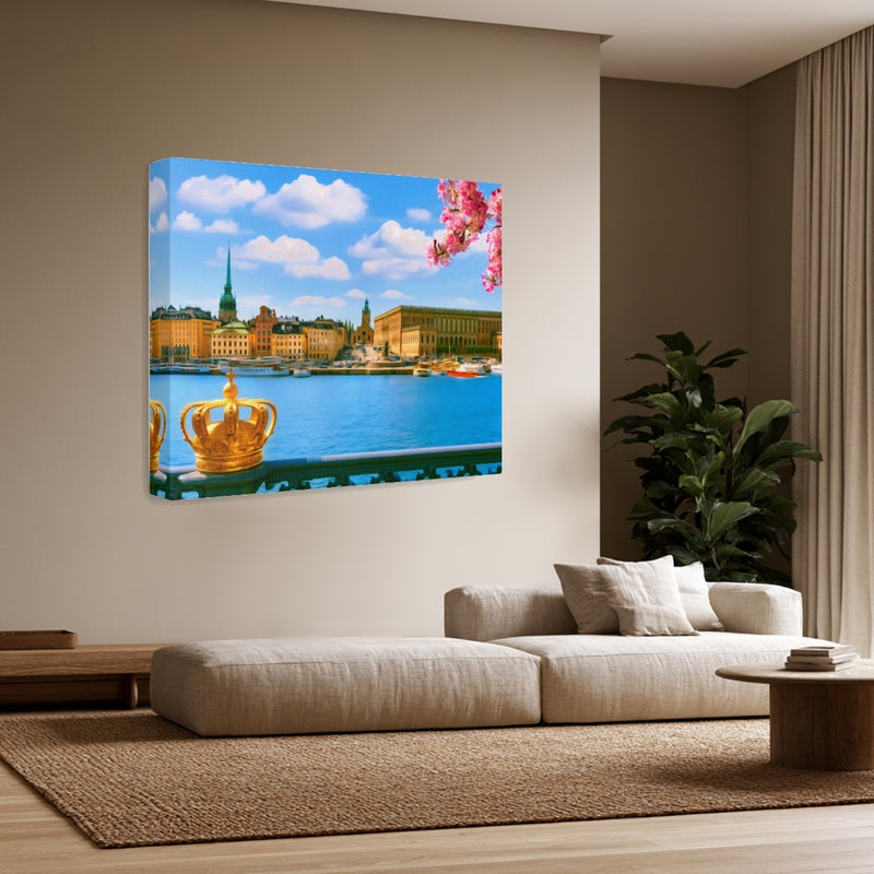 Gamla Stan Old Town Waterfront — Stockholm, Sweden, view 3