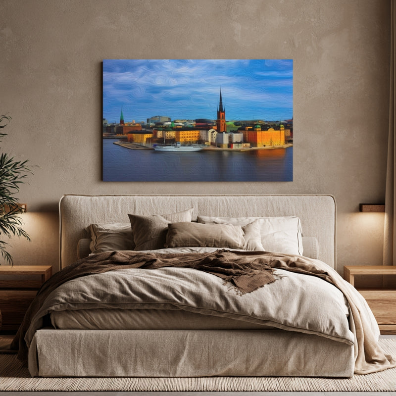 Gamla Stan Waterfront Skyline — Stockholm, Sweden, view 6