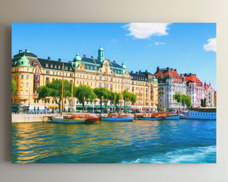Strandvägen Waterfront Promenade — Stockholm, Sweden
