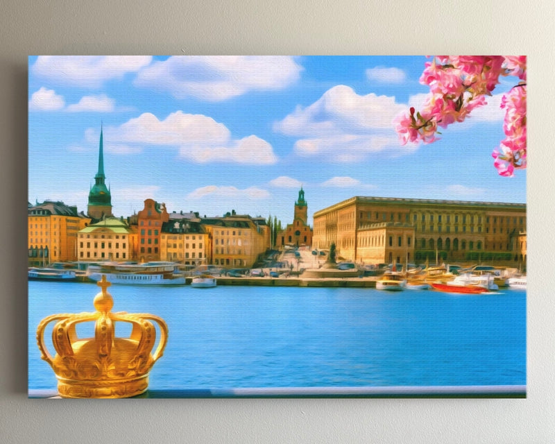 Gamla Stan Old Town Waterfront — Stockholm, Sweden