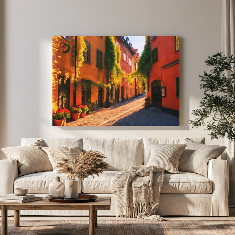 Gamla Stan Cobblestone Alley — Stockholm, Sweden, view 1