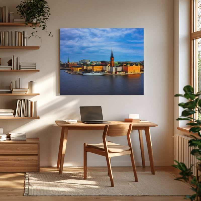 Gamla Stan Waterfront Skyline — Stockholm, Sweden, view 4