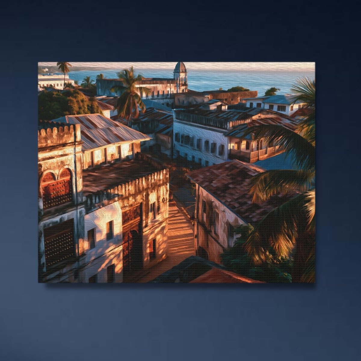 Stone Town Old Fort Rooftops — Stone Town, Zanzibar Study No. 4