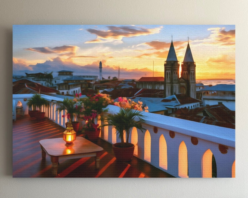 Stone Town Rooftop Sunset View — Stone Town, Zanzibar