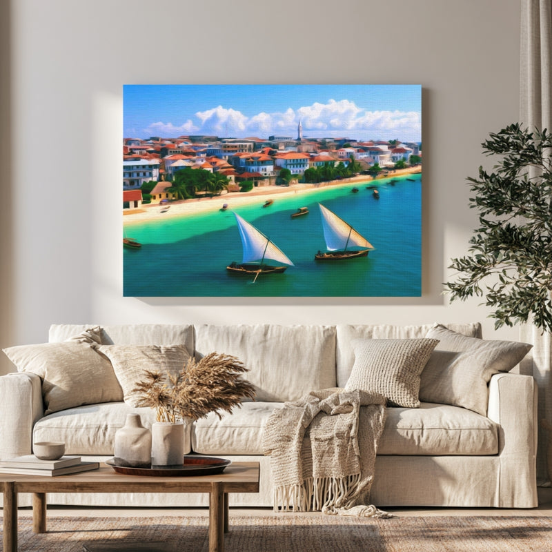 Stone Town Harbour Dhows — Stone Town, Zanzibar, view 1