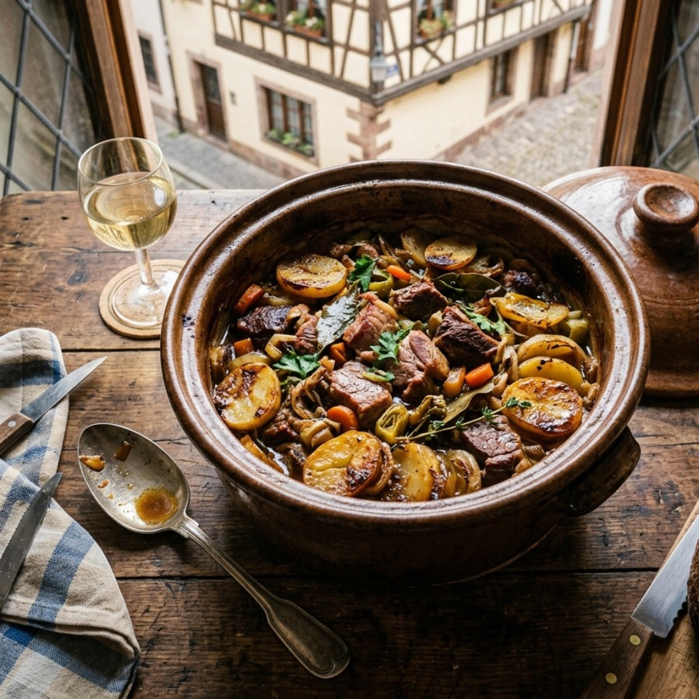 Local cuisine study in Strasbourg, France