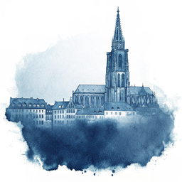 Strasbourg canvas wall art