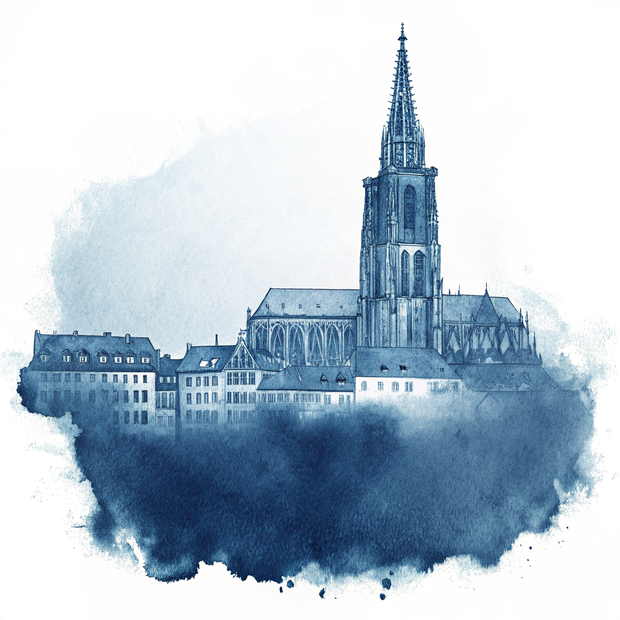 Strasbourg watercolor