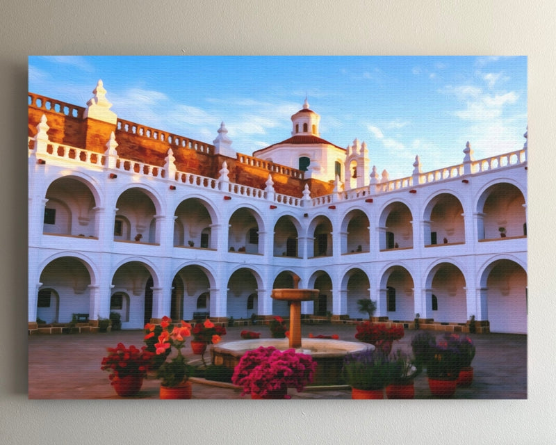 San Felipe Neri Courtyard — Sucre, Bolivia