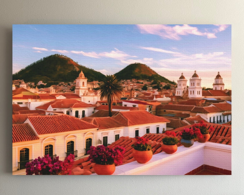 Sucre Cathedral Rooftop View — Sucre, Bolivia