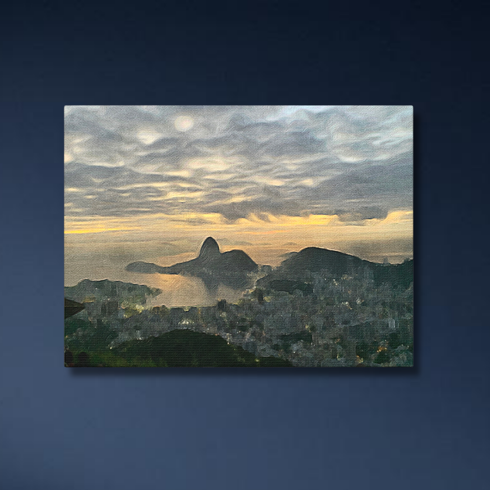 Rio De Janeiro, Brazil | Sugarloaf Mountain | Original Series Gallery Canvas detail