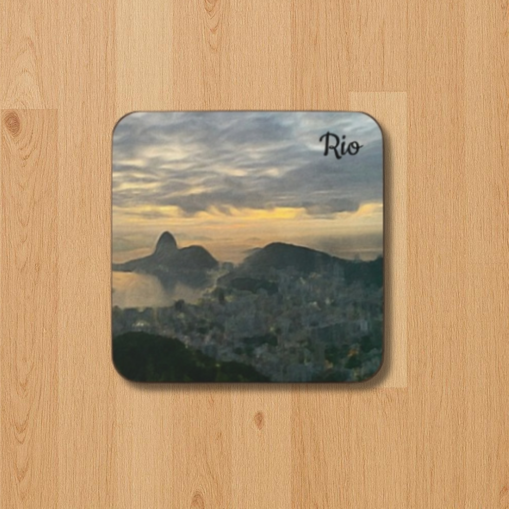 Rio de Janeiro, Brazil | Sugarloaf Mountain | Original Series Hardboard Coaster