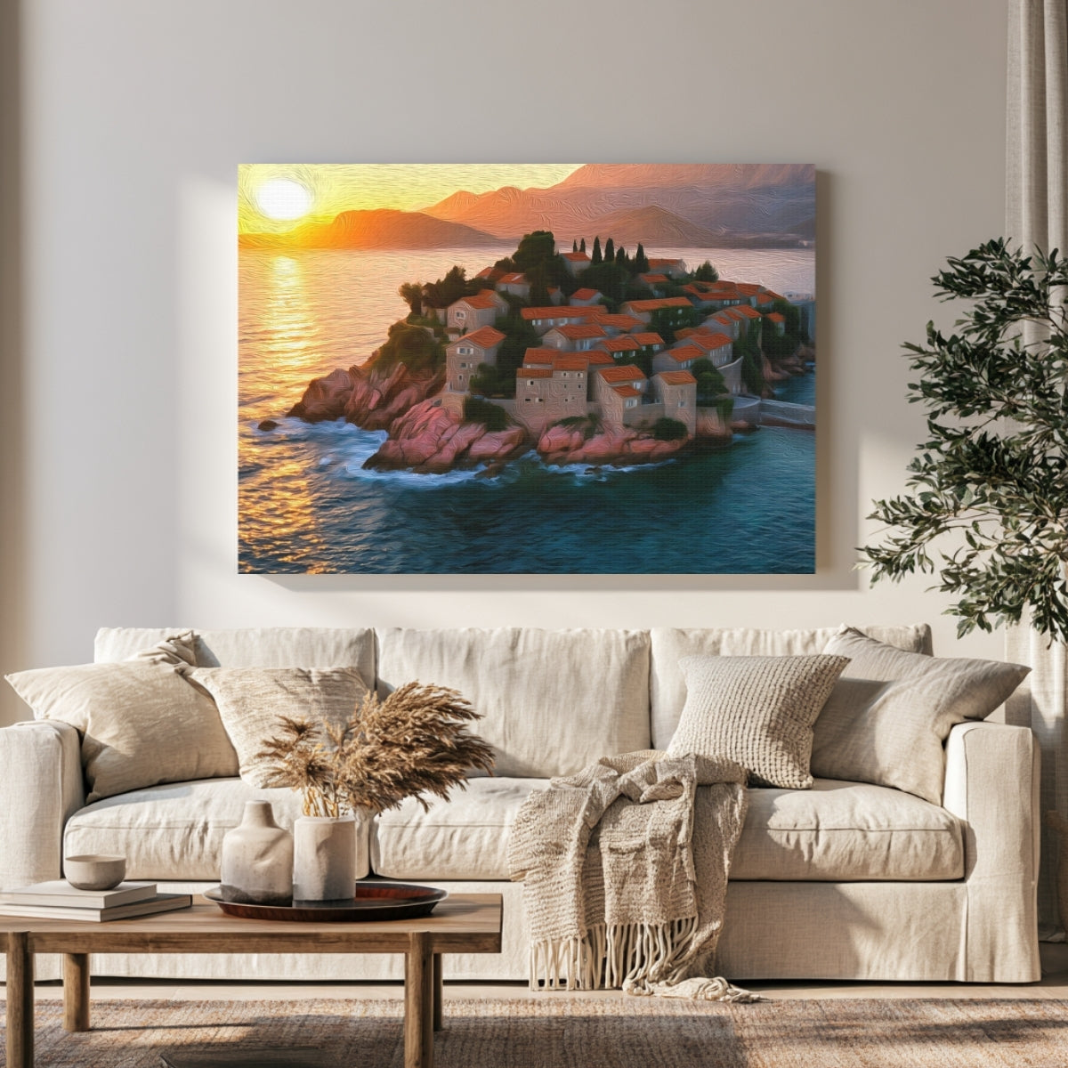 Sveti Stefan Island Village — Sveti Stefan, Montenegro, view 1