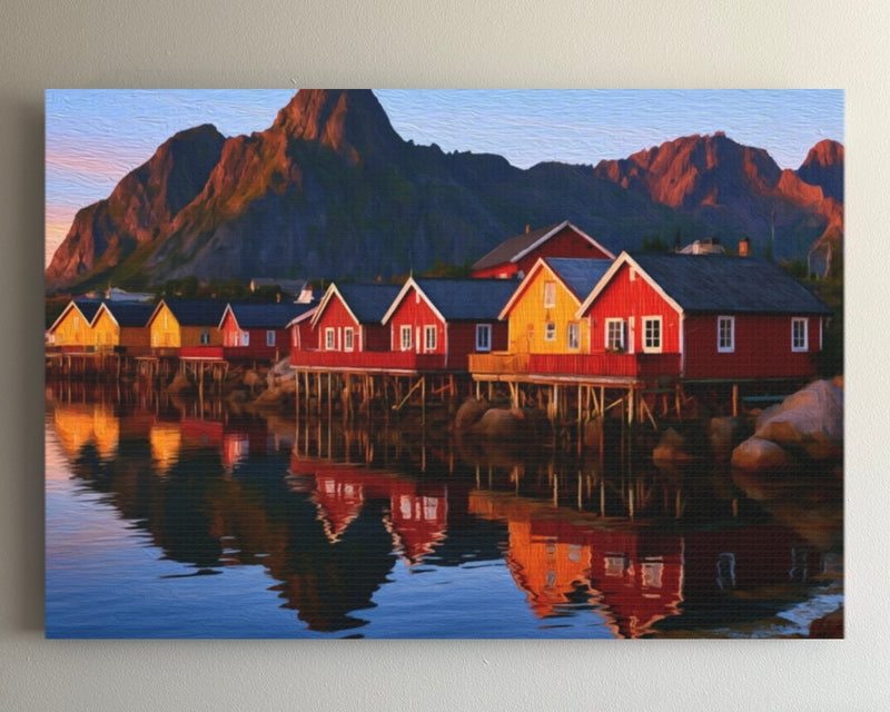 Waterfront Rorbu Fishing Village — Svolvaer, Norway