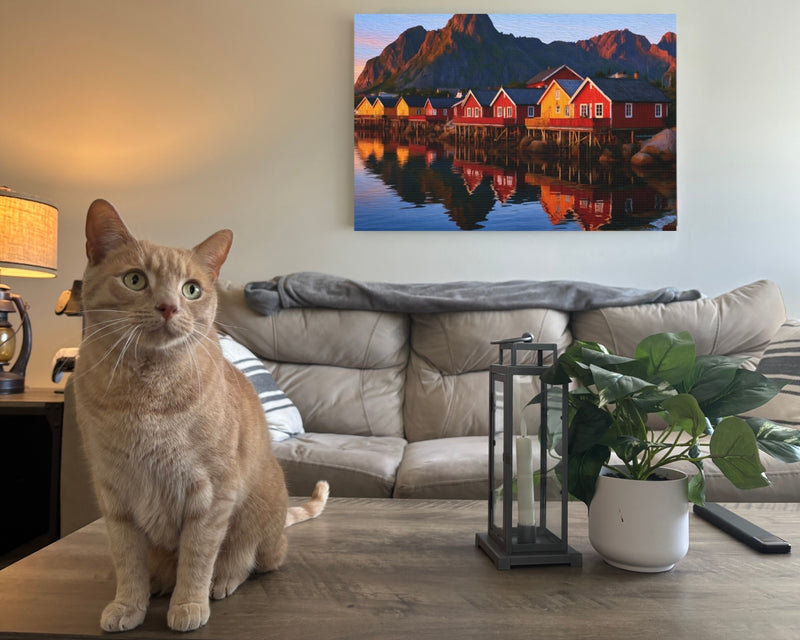 Waterfront Rorbu Fishing Village — Svolvaer, Norway, view 2