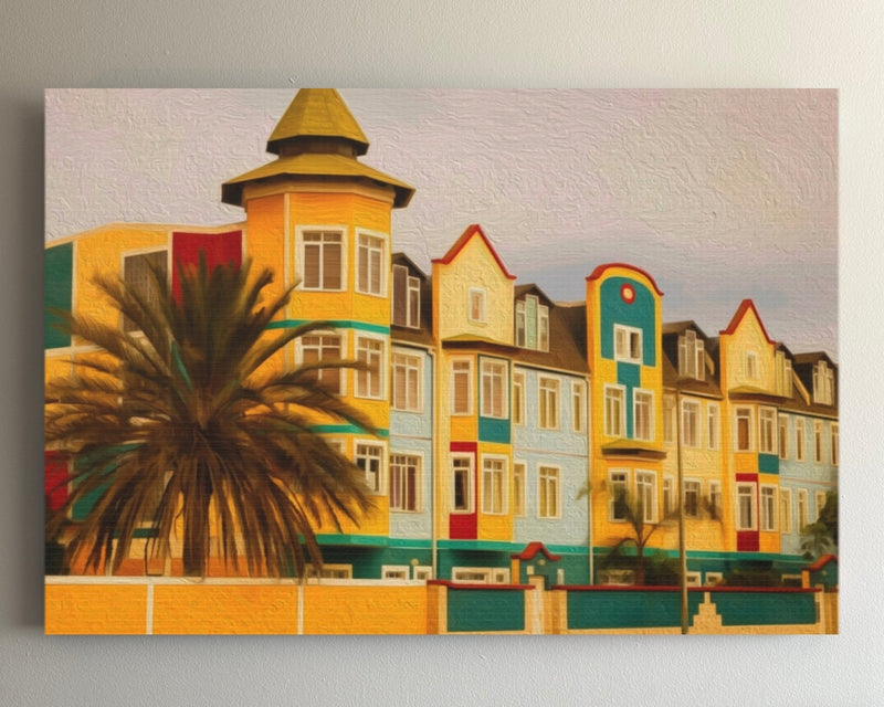 Brückenstrasse Colonial Facades — Swakopmund, Namibia