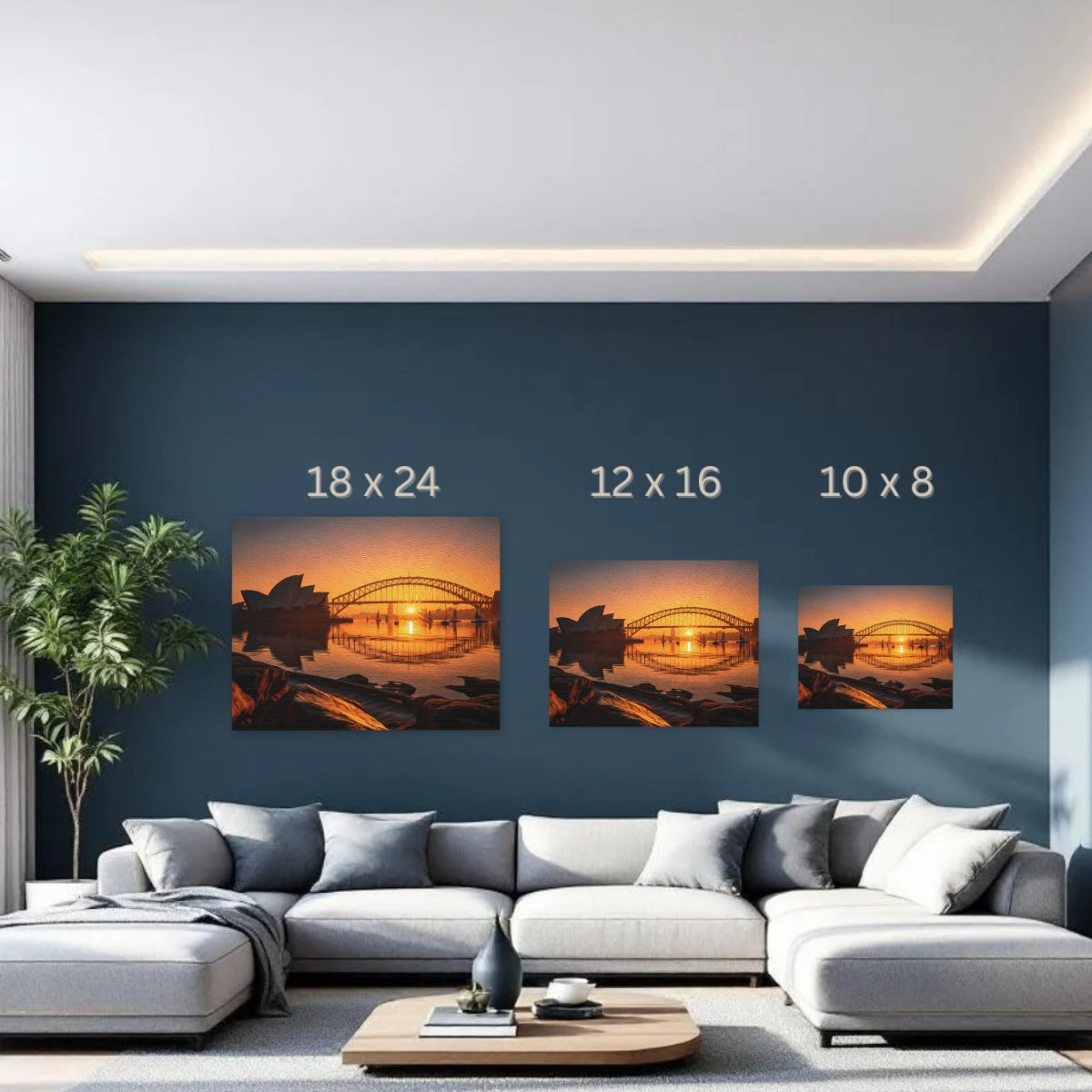 Opera House & Harbour Bridge Sunset — Sydney, Australia, study 3