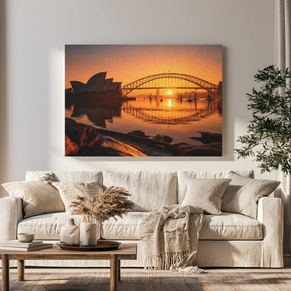 Opera House & Harbour Bridge Sunset