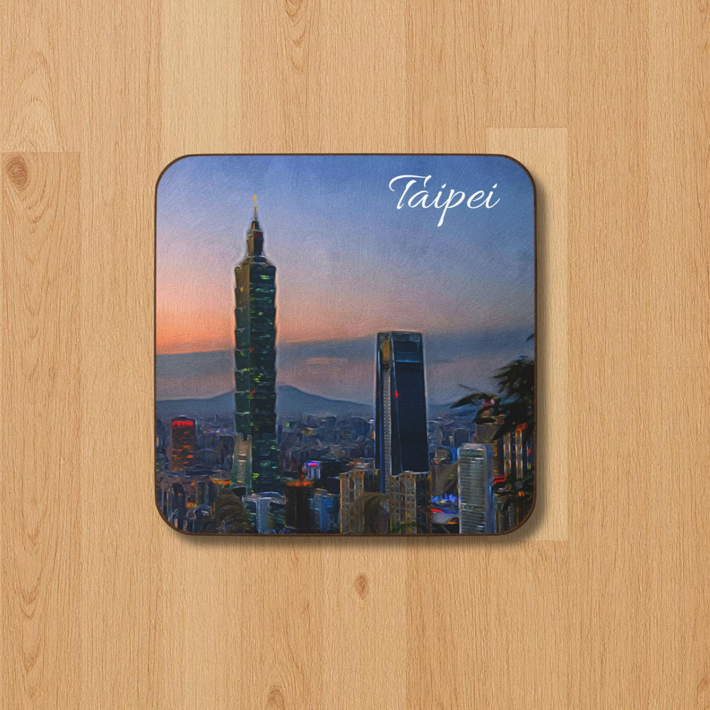Taipei, Taiwan | Original Series Hardboard Coaster