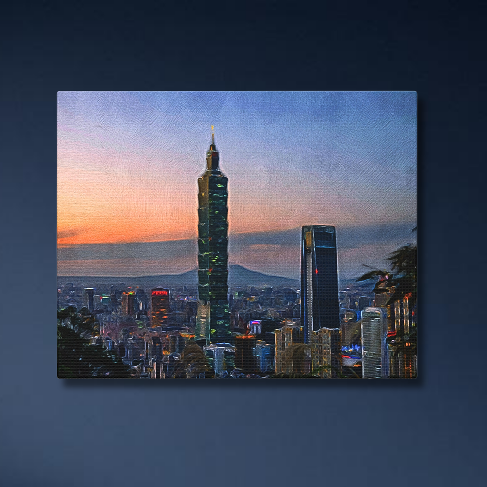 Taipei, Taiwan | Original Series Canvas detail