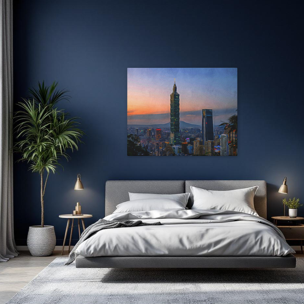 Taipei, Taiwan | Original Series Canvas detail