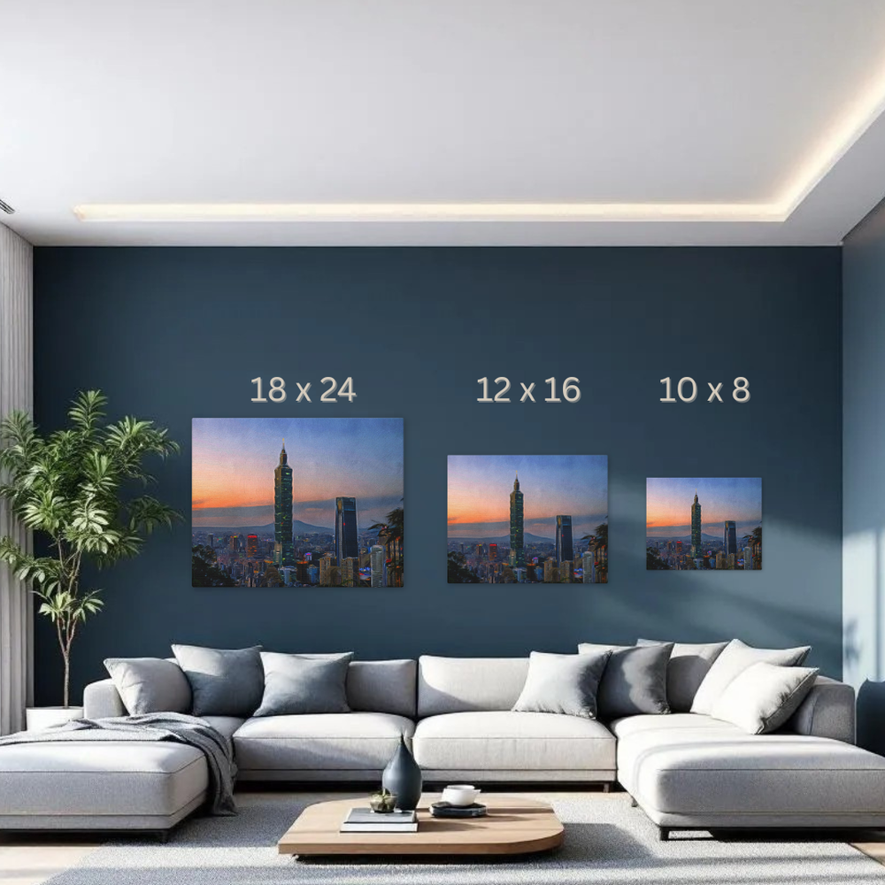 Taipei, Taiwan | Original Series Canvas detail