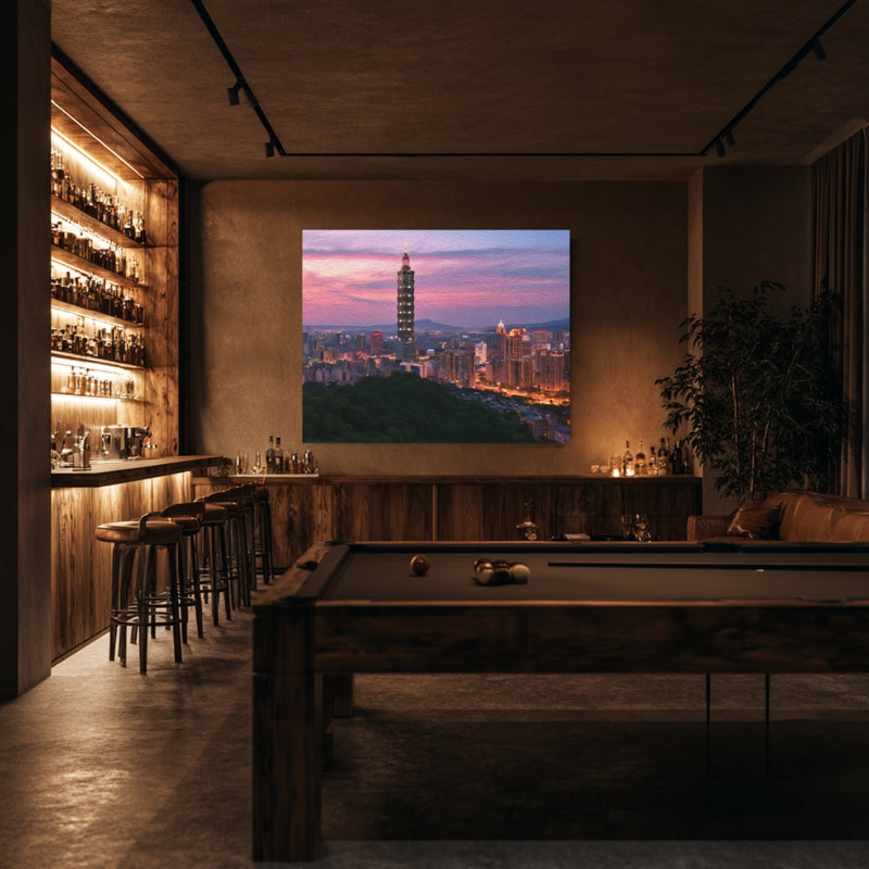 Taipei City Skyline Sunset — Taipei, Taiwan, view 7