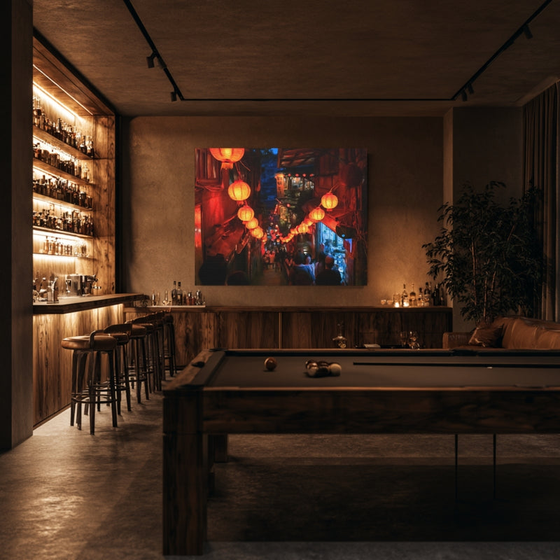Taipei, Taiwan | Jiufen Old Street Lanterns | Original Series Gallery Canvas