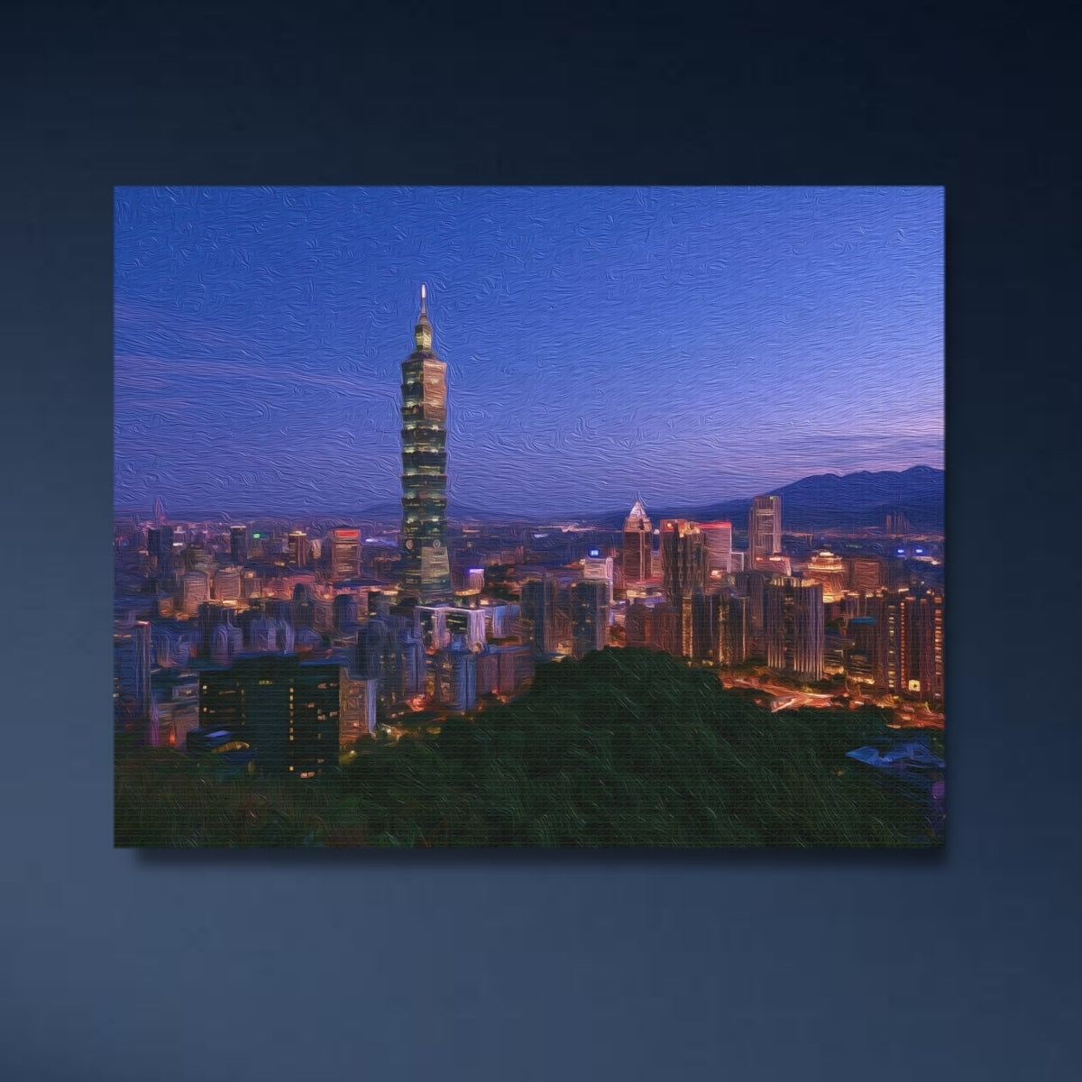 Taipei Twilight Skyline Tower — Taipei, Taiwan, study 4