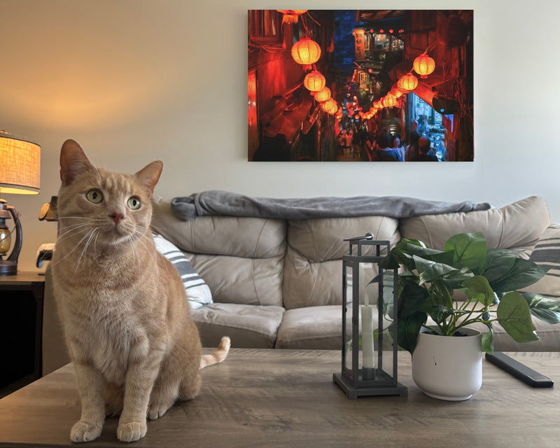 Taipei, Taiwan | Jiufen Old Street Lanterns | Original Series Gallery Canvas