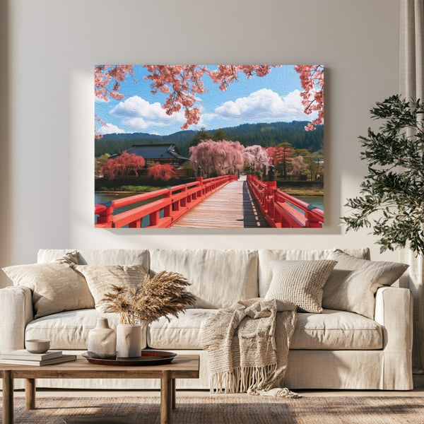 Nakabashi Red Bridge Takayama
