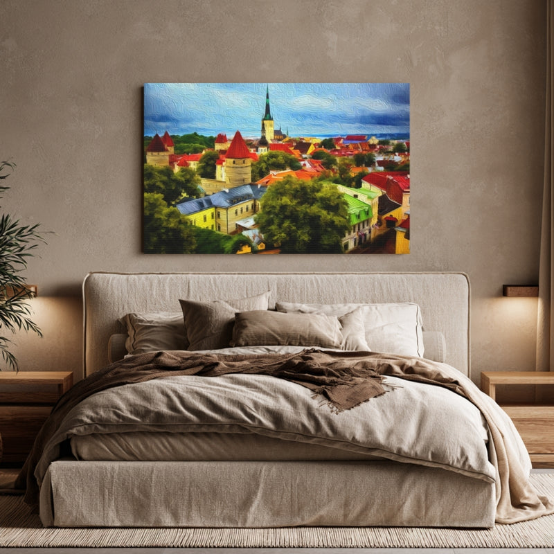 Old Town Red Roofs — Tallinn, Estonia, view 6