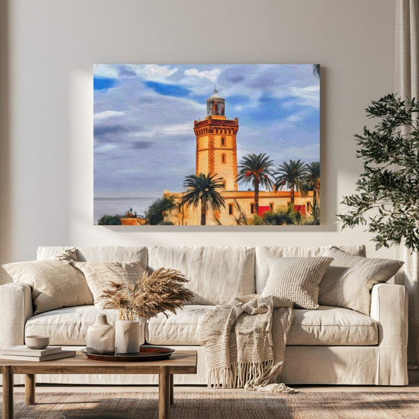 Tangier, Morocco | Cap Spartel Lighthouse | Original Series Gallery Canvas