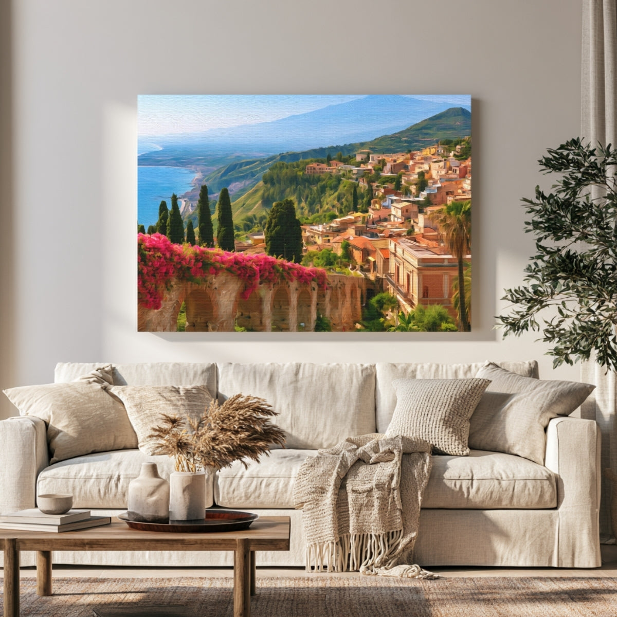 Ancient Theatre Ruins Taormina — Taormina, Sicily, view 1
