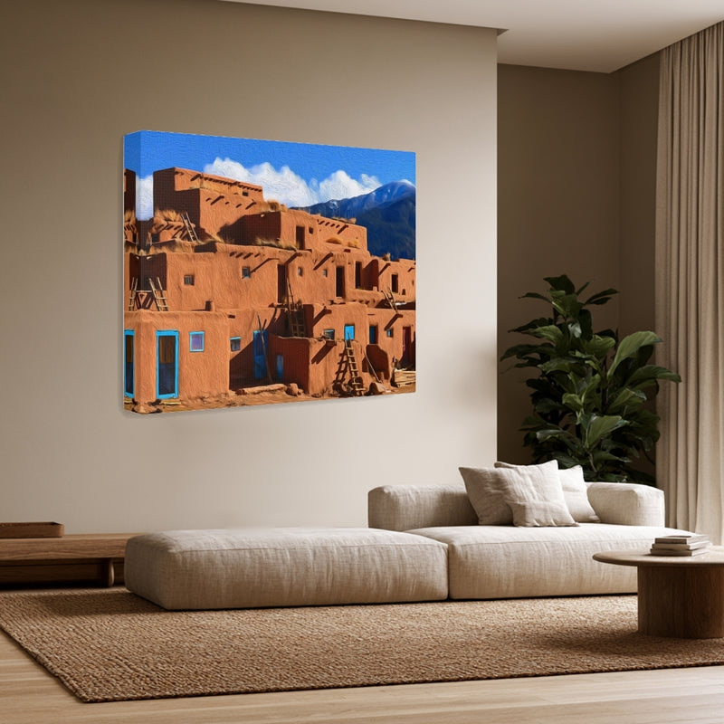 Taos Pueblo Adobe Dwellings — Taos, New Mexico, view 3