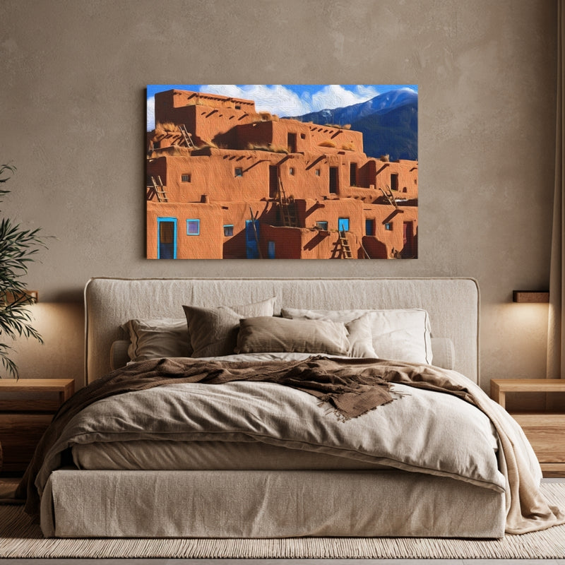 Taos Pueblo Adobe Dwellings — Taos, New Mexico, view 6