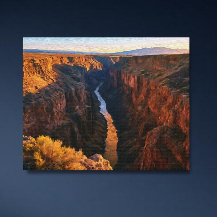 Taos, New Mexico | Rio Grande Gorge Taos | Original Series Gallery Canvas