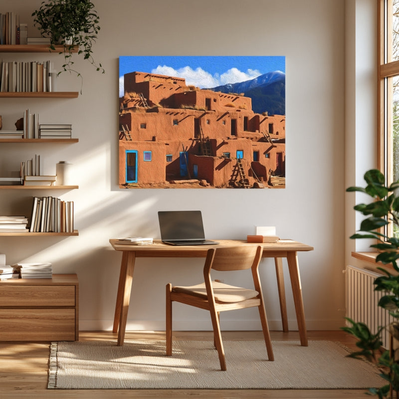 Taos Pueblo Adobe Dwellings — Taos, New Mexico, view 4