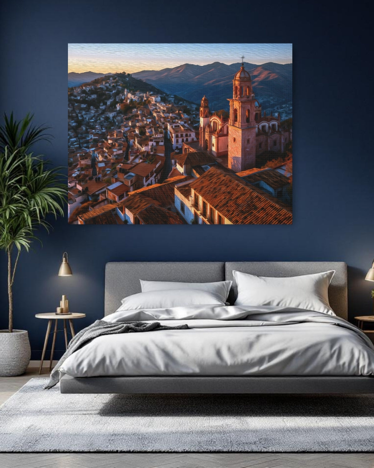 Taxco Colonial Church Skyline — Taxco, Mexico, study 1