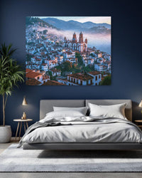Taxco Cathedral Hillside Cityscape — study 1 thumbnail