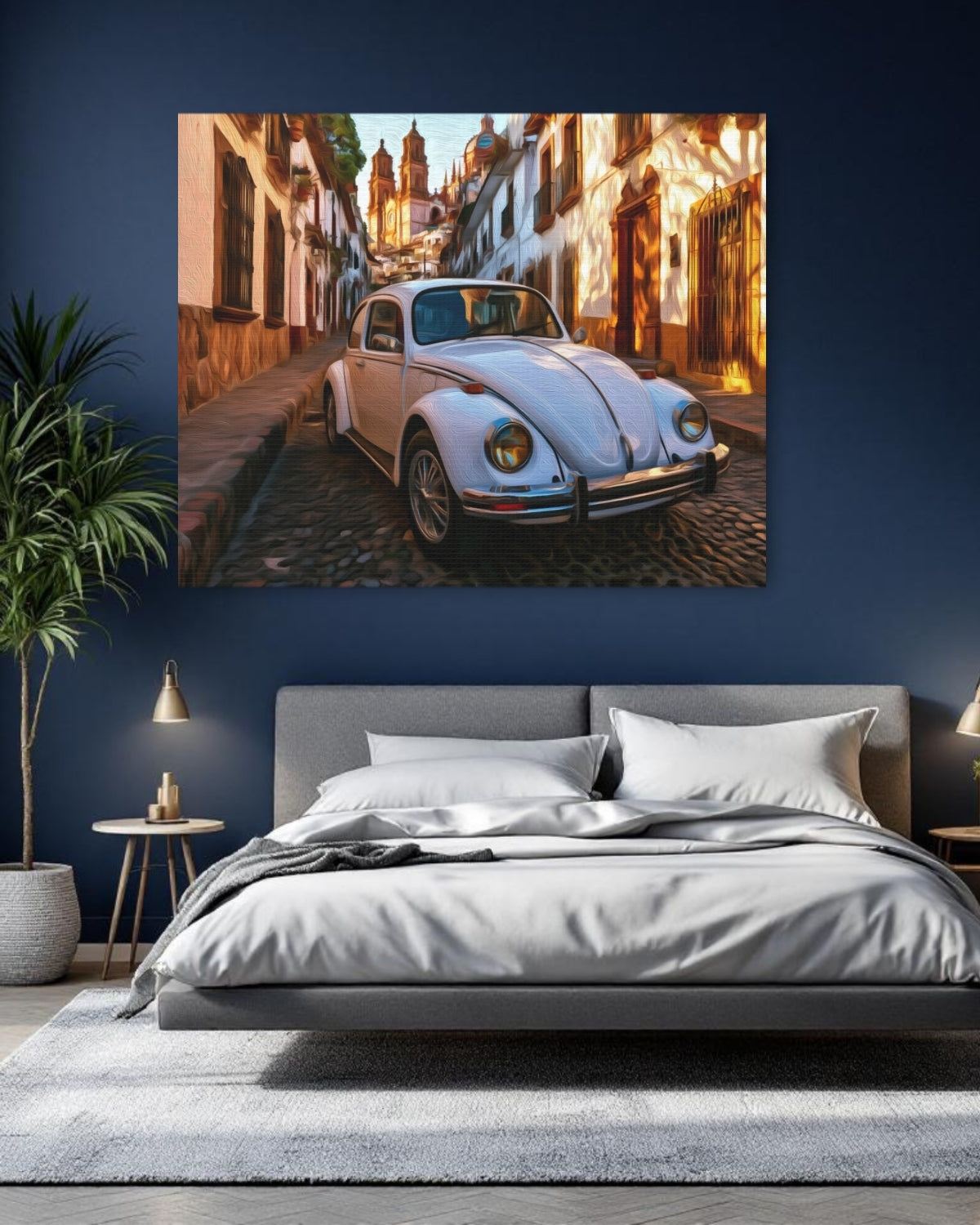 Taxco Cathedral Cobblestone Street — Taxco, Mexico, study 1