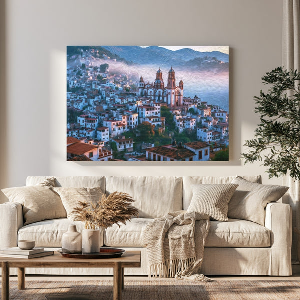 Taxco, Mexico | Santa Prisca Church Taxco | Original Series Gallery Canvas
