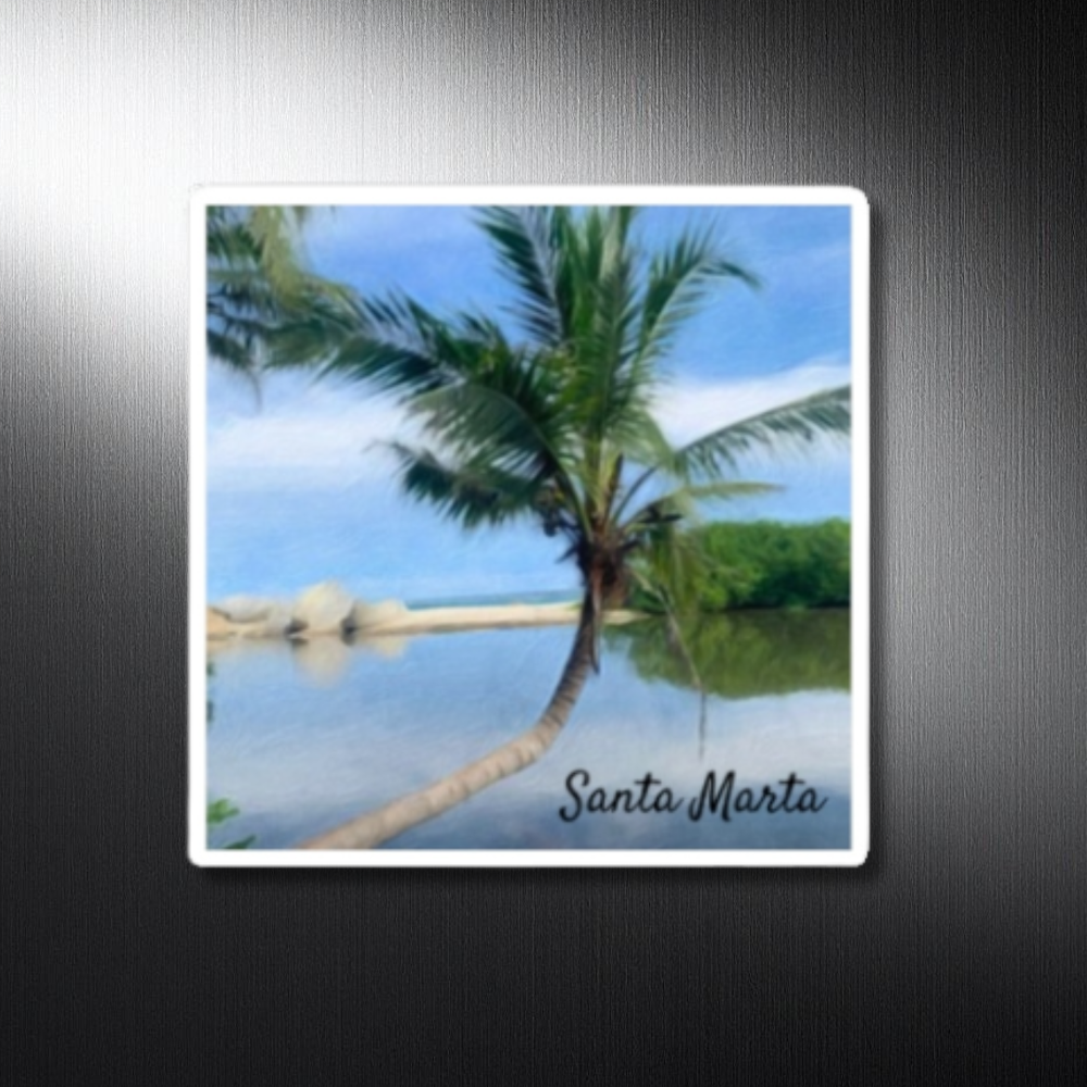 Tayrona National Park, Colombia | Beach Palm | Original Series Decorative Magnet