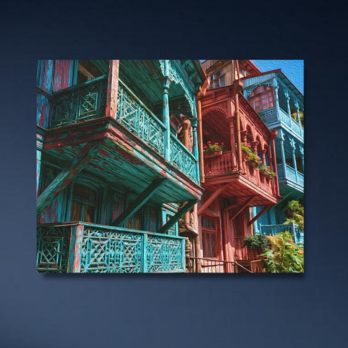 Tbilisi Old Town Balconies — Tbilisi, Georgia Study No. 4